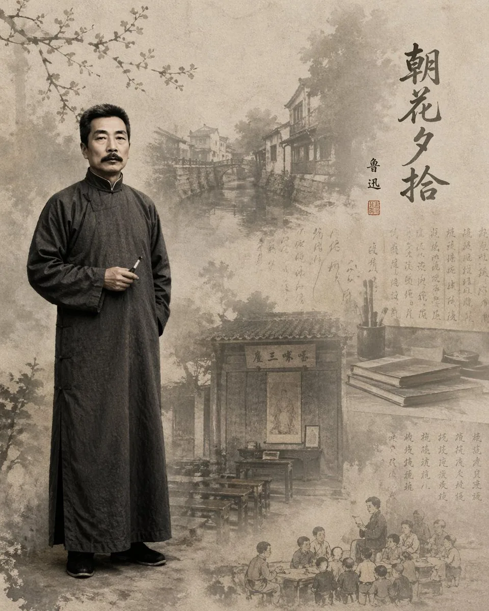 魯迅《朝花夕拾》插畫