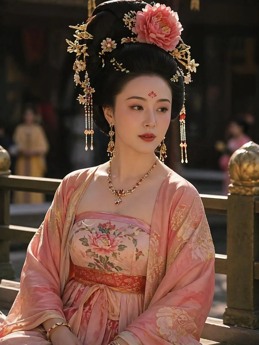 歷史感楊貴妃寫實人像