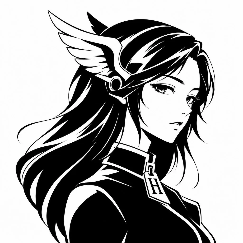 黑白愛馬仕風頭像