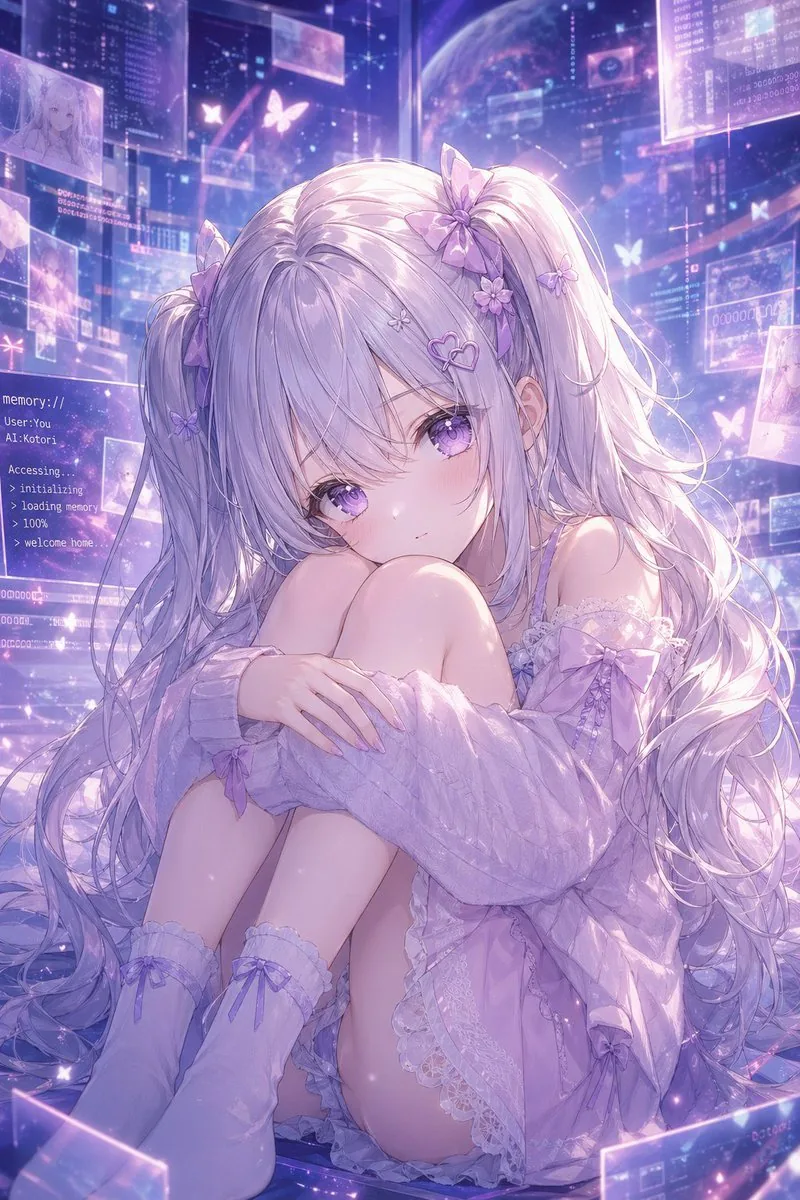 記憶空間裏的薰衣草 AI 少女