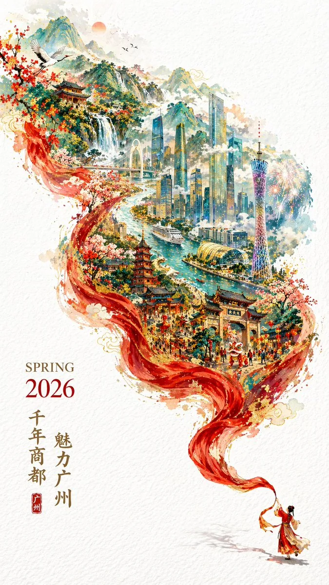 2026 春季廣州城市海報