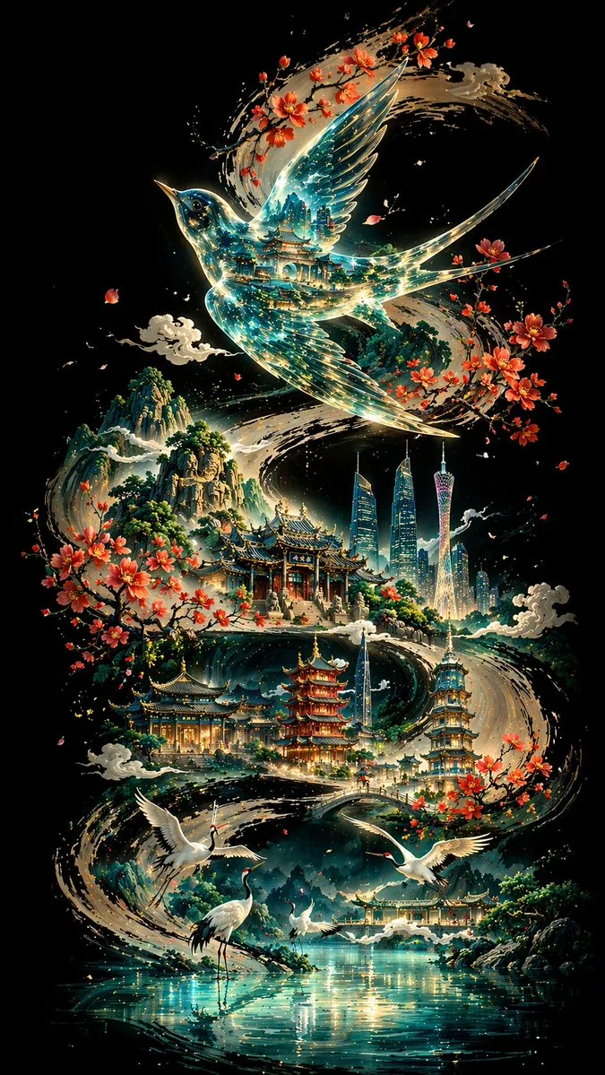 墨線廣州美學海報