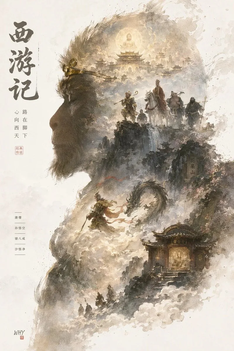 史詩剪影世界海報
