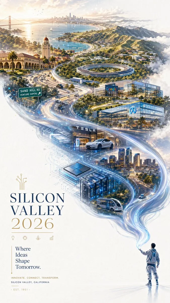 硅谷 2026 宣傳海報