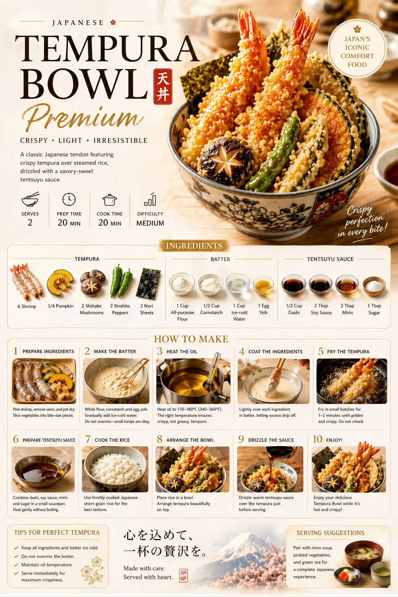 高端食譜海報優雅版式