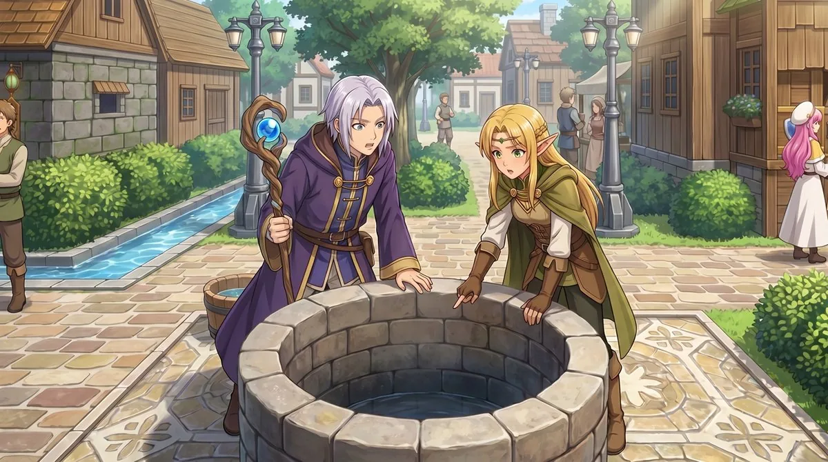 RPG 地圖轉動漫事件場景