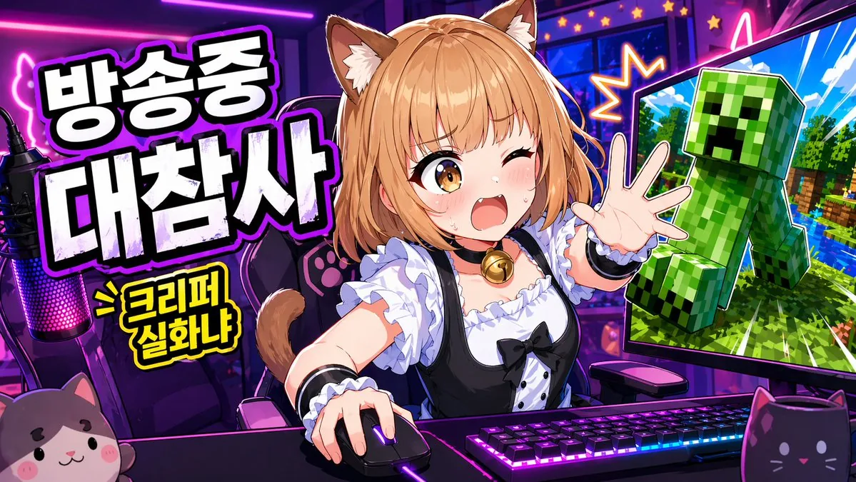 動漫 VTuber Minecraft 直播縮略圖