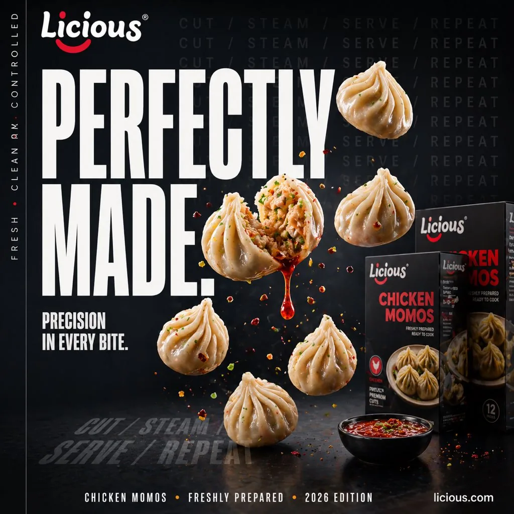 電影感 Chicken Momos Ad 海報